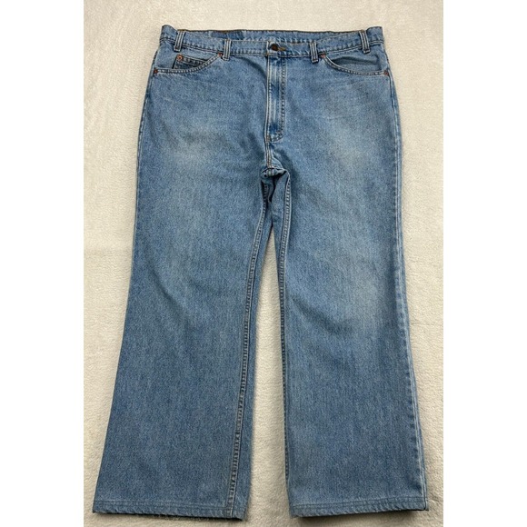 Levi's Other - Levis 517 VTG Jeans Blue Denim Light Wash 42x30 (40x26) Orange Tab Made in USA